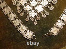 Vintage Norway Solje Intricate Silver Necklace