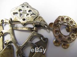 Vintage Norwegian silver-Solje wedding pin-brooch lot 7st 830S Norway