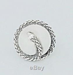 Vintage Scandinavian STERLING SILVER Snake Ring Unusual LARGE Detailed Size R