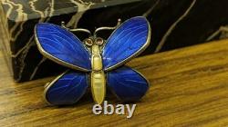 Vintage Scandinavian Sterling Silver Jewelry Einar Modahl Oslo Butterfly Brooch