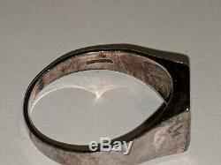 Vintage Size 12 Sterling Silver Ring Danish Niels Erik From Signed From925s