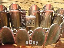 Vintage Sterling Silver Enamel David Andersen Norway Beautiful Link Bracelet