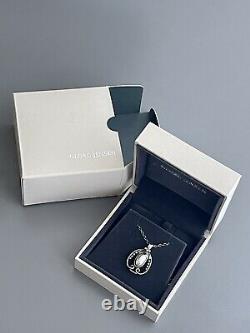 Vintage Sterling Silver Georg Jensen Year Pendant 1990 With Box