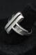 Vintage Sterling Silver Hans Hansen Ring Modernist Denmark Size 7.5