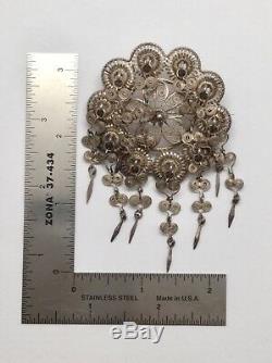 Vintage Sterling Silver Norway Solje Wedding Pin Brooch