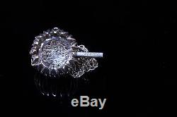 Vintage Swedish Bengt Hallberg 925S Sterling Rock Crystal Pendant approx 1960s