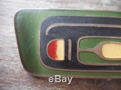 Vintage Thune Norway Sterling Enamel Modernist Mid Century Pin Brooch