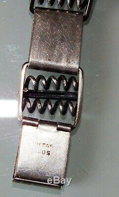 Vintage Wilens Skønvirke Denmark Silver Sterling Bracelet 32 gr