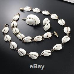 Volmer Bahner Enamel Necklace Bracelet Pin Earrings 925 Denmark Sterling Silver