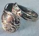 Vtg Cellini Sterling Silver Ladies Bypass Spoon Snake Ring Scandinavian Jewelry