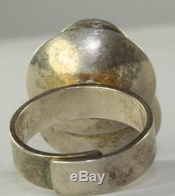 Vtg Finland Sterling Silver Modernist Ring Kupitaan Kulta