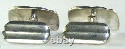 Vtg Scandinavian European 835 Silver Cufflinks