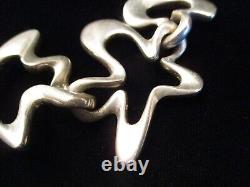 WOW Vintage GEORG JENSEN Sterling Silver SPLASH BRACELET by HENNING KOPPEL #88A